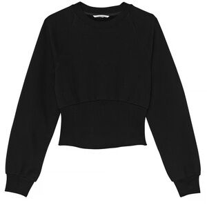 Victoria’s Secret Corset Sweatshirt Fitted Crewneck Slightly Cropped EUC